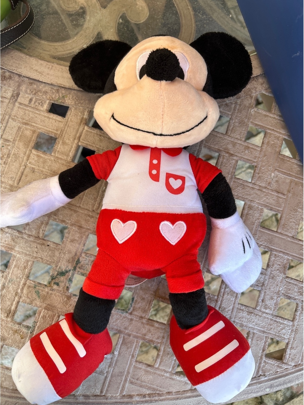 Disney Mickey Mouse Plush Doll Red and White Outfit